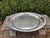 Scandinavian Modern Nickel Silver Tray. Offered is an outstanding Modernist oval nickel silver tray with designed in...