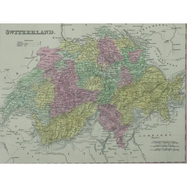 Original engraving by Thomas Cowperthwait, circa 1850. Beautiful original color. Dimensions 14" x 17.25". Please note: If...