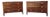 Antique Neapolitan Directoire Chests of Drawers in Walnut, 1760, Set of 2 For Sale