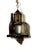 Metal Italian Murano Glass Beer Lantern Wall Light in Hand-Carved Wood, 1970s For Sale - Image 7 of 18