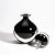 Hand Blown Murano Bottle in Onyx Black Large For Sale - Image 9 of 11