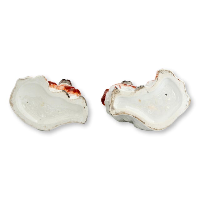 Mid 19th Century Antique Staffordshire King Charles Dogs / Spaniels, a Pair For Sale - Image 5 of 6