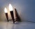 1950s Mid-Century Danish Teak & Brass Double Sconce, 1950s For Sale - Image 5 of 7