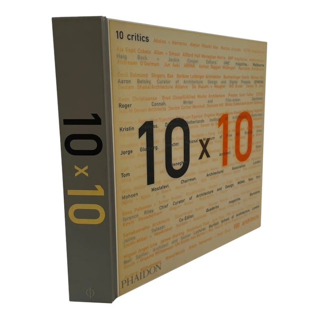 10 X 10: 10 Critics 100 Architects by Aaron Betsky Hardcover Phaidon For Sale