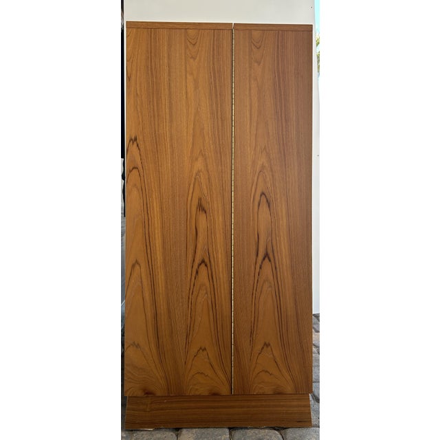 Brown Vintage 1960s "Magic Box" Teak Desk by Mummenthaler & Meier - Danish Modern For Sale - Image 8 of 11