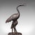 Vintage Okimono Figure, Two Cranes, Japanese, Bronze, Bird Study, Art Deco, 1940 For Sale - Image 9 of 12