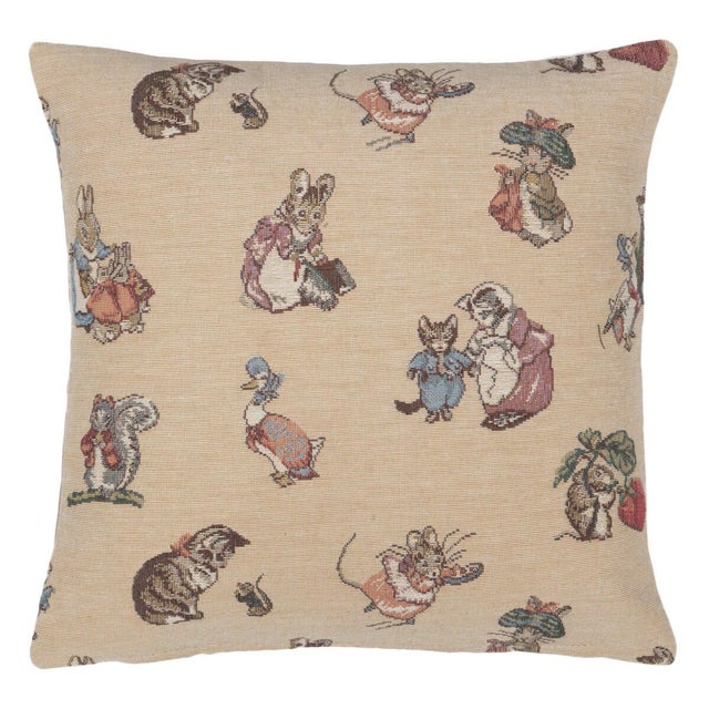 This beautiful tapestry cushion is finely woven by skilled weavers on traditional Jacquard Tapestry looms. The tapestry...