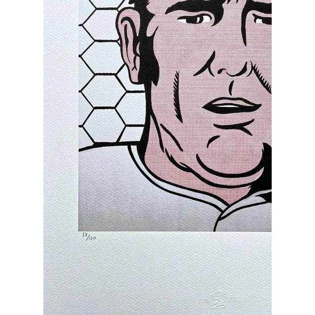Unframed "Baseball Manager" Limited edition after Roy Lichtenstein (1923-1997) silkscreen signed in the plate, numbered...