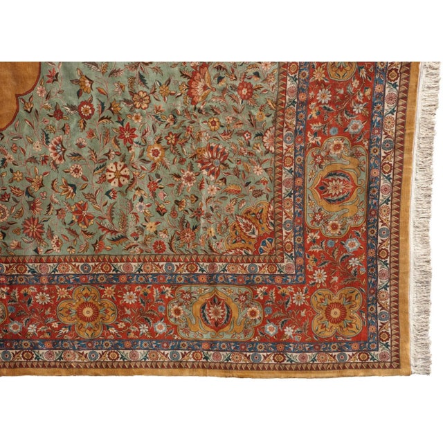 Rustic European Vintage Tabriz Design Rug - 16' X 22' For Sale - Image 3 of 6
