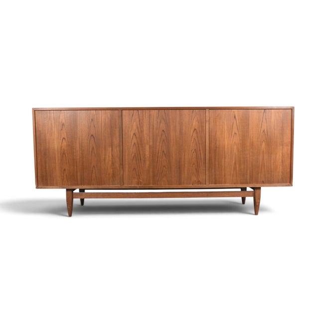 Brown Mid 20th Century Svend Age Madsen Thirteen Drawer Dresser in Teak, Attributed For Sale - Image 8 of 14