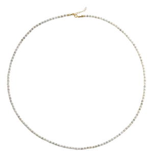 Lustra Tiny Pearl Labradorite Necklace