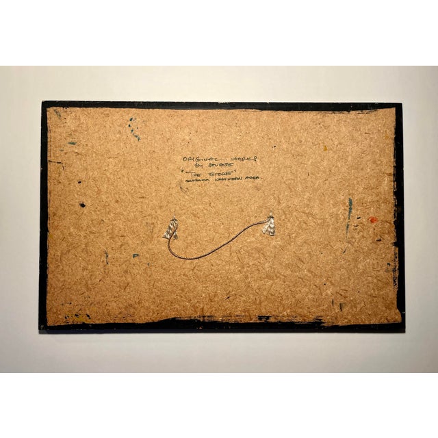 1972 Oil on Wooden Board Painting by Australian Artist Neil Savage For Sale In Los Angeles - Image 6 of 7