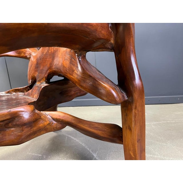 Large Olive Tree Root Chairs, 1960s, Set of 5 For Sale - Image 4 of 18