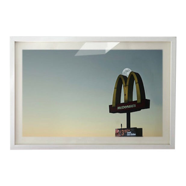 "Mclipse" Contemporary Reproduction Print by Karen Thom, Framed 48 X 32 Inches (Overall Framed Dimension) For Sale