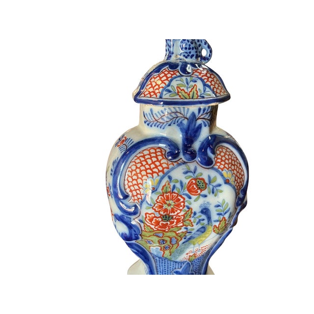 Ceramic Early 19th Century Polychrome Delft Ginger Jars For Sale - Image 7 of 18