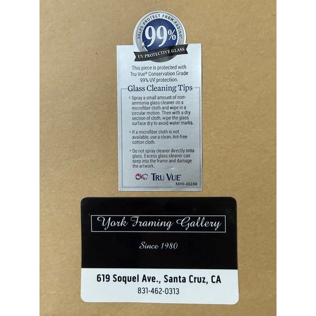 Mario Bazzi for John Hopps & Sons Marsala Wine Framed Poster, Late 20th Century For Sale - Image 11 of 12