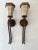 Vintage Alabaster/Marble and Metal Torchiere Sconces Exquisite and Unique Mint Condition For Sale - Image 9 of 12