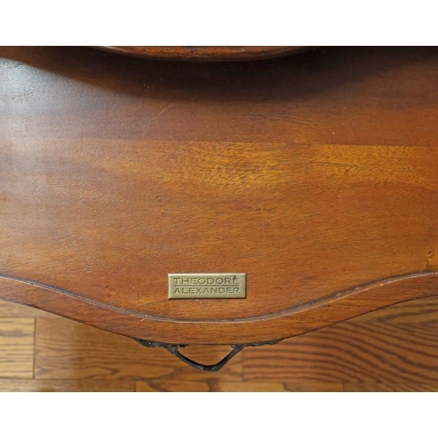 Theodore Alexander Mahogany French Style Cocktail Coffee Table For Sale In New York - Image 6 of 13