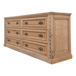Oak and Bluestone Workshop Cabinet with Drawers, 1900 For Sale