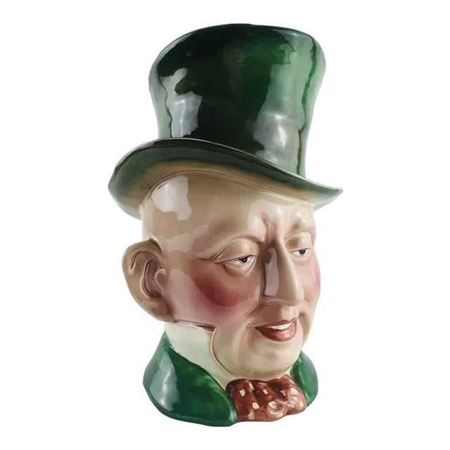 Vintage Beswick David Copperfield Micawber 310 Toby Jug Drilled for Lamp For Sale