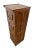Arts & Crafts Vintage Tiger Oak File Cabinet Four Drawers, Paneled Sides, Rare Letter Size For Sale - Image 3 of 12
