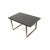 Vintage heavy slate coffee table made in the 1970s. Dimensions: Width: 100 cm Depth: 66 cm Height: 52.5 cm The table has...
