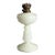 Antique Opaline Clamshell Glass Kerosene Lamp Circa 1870 For Sale