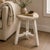 Elm round table Weathered white wash. Story: Multilayered finishes are hand-painted using rich hues, which are artfully...