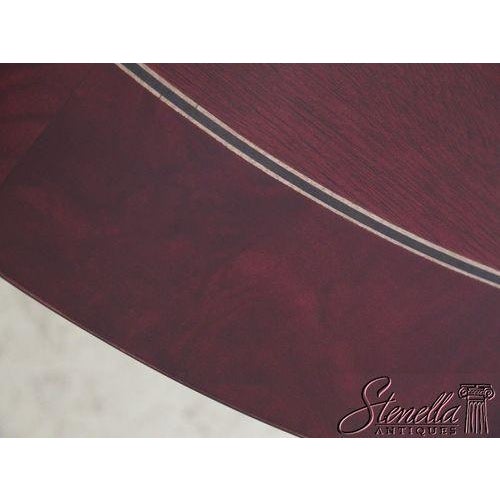 Wood Kindel Model #76-012 Round Empire Mahogany Library Table For Sale - Image 7 of 10