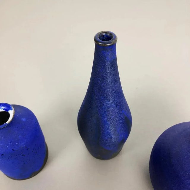 Studio Pottery Ceramic Vases from Gerhard Liebenthron, Germany, 1960s, Set of 3 For Sale - Image 6 of 18