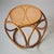 Mid-Century Modern Bentwood and Rattan Circular Stool, 1970s For Sale - Image 3 of 10