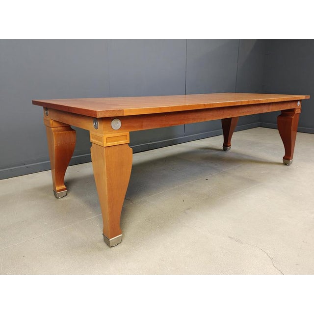 Mensa Magna Dining Table attributed to Leon Krier for Giorgetti, 1990s For Sale - Image 13 of 15