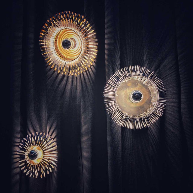 Metal Celeste Wall Light by Nadja Galli Zugaro for Biosofa For Sale - Image 7 of 13