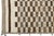 Modern Moroccan Style Checkerboard Wool Rug in Natural Ivory and Chocolate Brown For Sale - Image 4 of 11