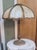 1900 - 1909 Antique Slag Glass Table Lamp For Sale - Image 5 of 11