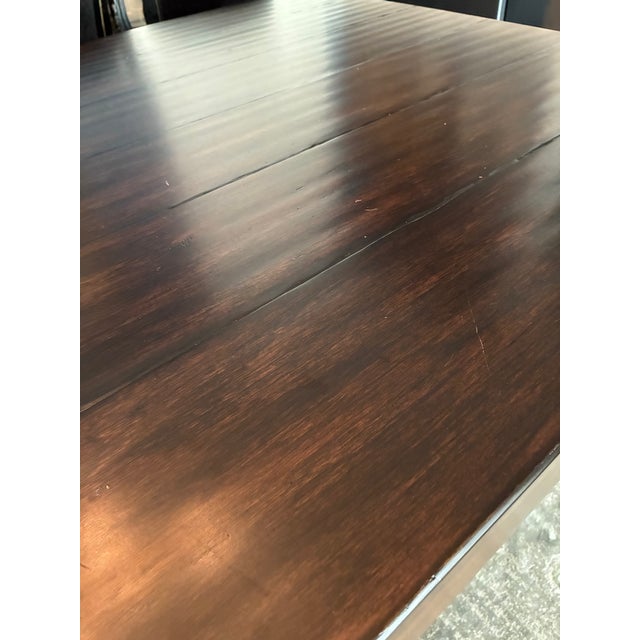 Pottery Barn Pottery Barn Banks Extendable Dining Table (76”-128”), Alfresco Brown For Sale - Image 4 of 9