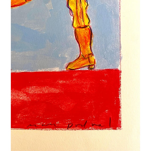 Mark Podwal, Large Archival Pigment Print Judaica Lithograph Mark Podwal Jewish Hebrew Art For Sale - Image 4 of 4