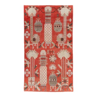 Galerie Shabab Collection Early 20th Century Handmade East Turkestan Khotan Rug For Sale