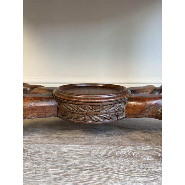 Antique Console Table in Carved Wood, 1890s For Sale - Image 10 of 17