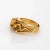 Panther Snake Nest Ring Vintage 18k Yellow Gold Heavy 37 Grammes Men''s Jewellery size 11 For Sale - Image 4 of 7