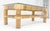 Thick Bamboo 22x46" Rectangle Glass Top Coffee Table Mid Century Modern MINT For Sale - Image 6 of 16