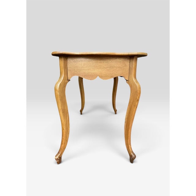 Vintage Birds Eye Maple With Swan Leg Accent Table For Sale - Image 4 of 8