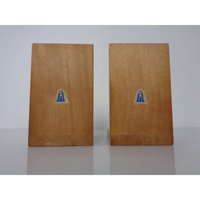 Wooden Bookends by VEB Naumburg, East Germany, 1960s, Set of 2 For Sale - Image 13 of 17