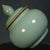 Celadon-Green Glazed Porcelain Lidded Jar With Crackle Glaze & Teardrop Finial For Sale - Image 4 of 7