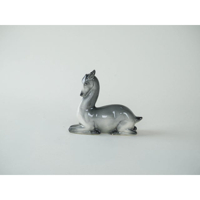 Danish Ceramic Deer Figurine, 1970s For Sale - Image 4 of 12