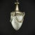Art Nouveau Nickel Teardrop-Shaped Pendant Lamp, 1900s For Sale - Image 5 of 7