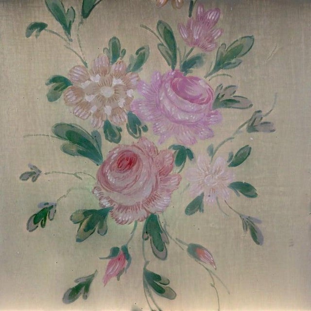 Vintage Niccolini Italia Rococo Floral Carved & Custom Painted Armoire C1940, Attributed For Sale - Image 10 of 15