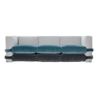 Pillow Sofa in Velvet by Muller van Severen for BD Barcelona For Sale