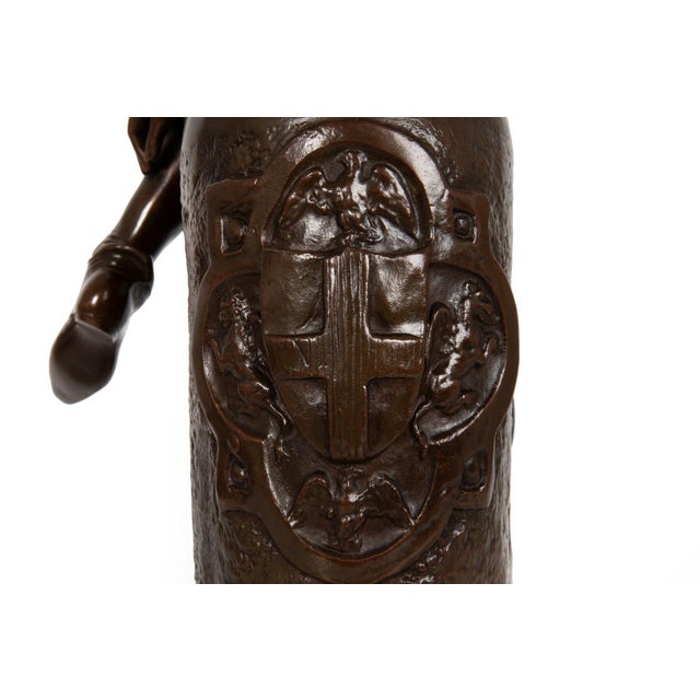 Italian Antique Bronze Sculpture of “Christopher Columbus” by Giulio Monteverde For Sale - Image 10 of 18