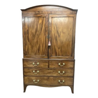 Turn of the Century Mahogany Linen Chest For Sale